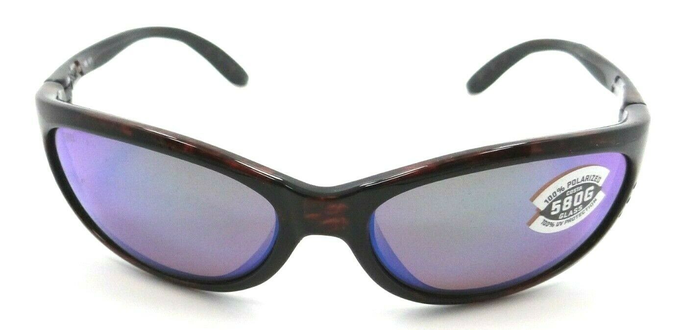 Costa Del Mar Sunglasses Fathom FA 10 61-16-128 Tortoise/Green Mirror 580G Glass-097963538824-classypw.com-2