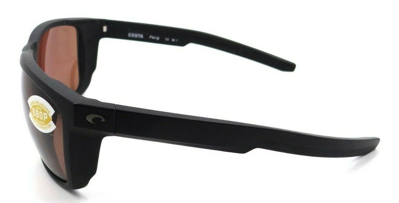 Costa Del Mar Sunglasses Ferg 59-16-125 Matte Black / Copper 580P-0097963844178-classypw.com-3