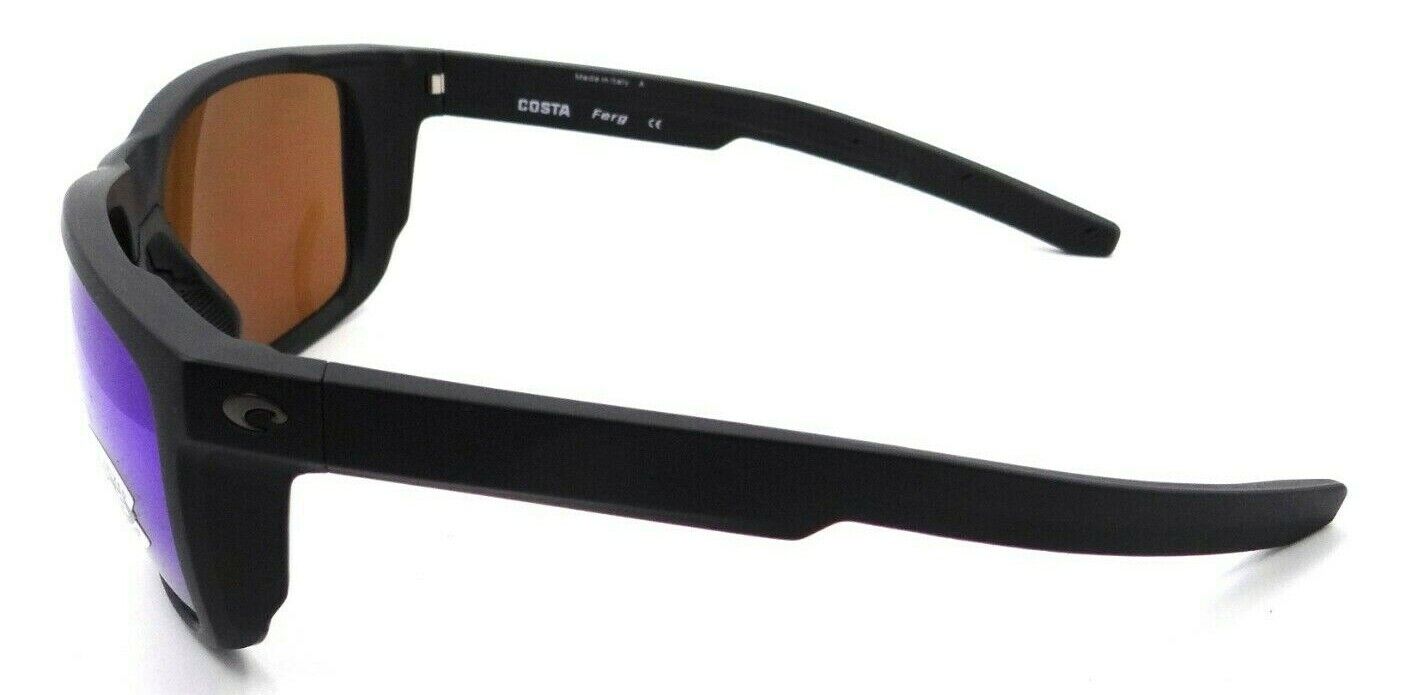 Costa Del Mar Sunglasses Ferg 59-16-125 Matte Black / Green Mirror 580G Glass-0097963844130-classypw.com-3
