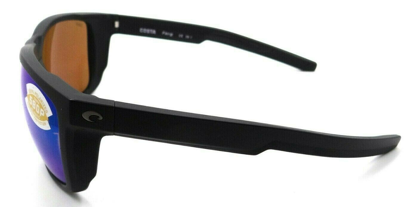 Costa Del Mar Sunglasses Ferg 59-16-125 Matte Black / Green Mirror 580P-0097963844208-classypw.com-3