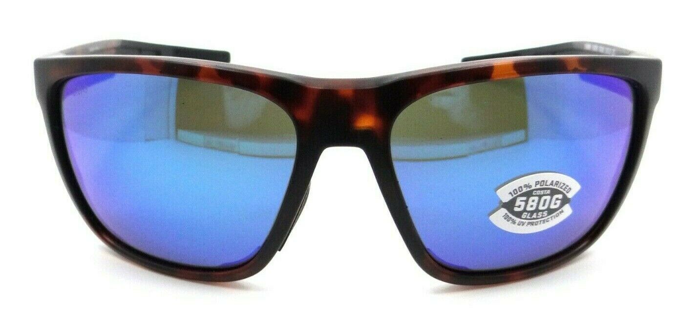 Costa Del Mar Sunglasses Ferg 59-16-125 Matte Tortoise / Blue Mirror 580G Glass-0097963844024-classypw.com-2