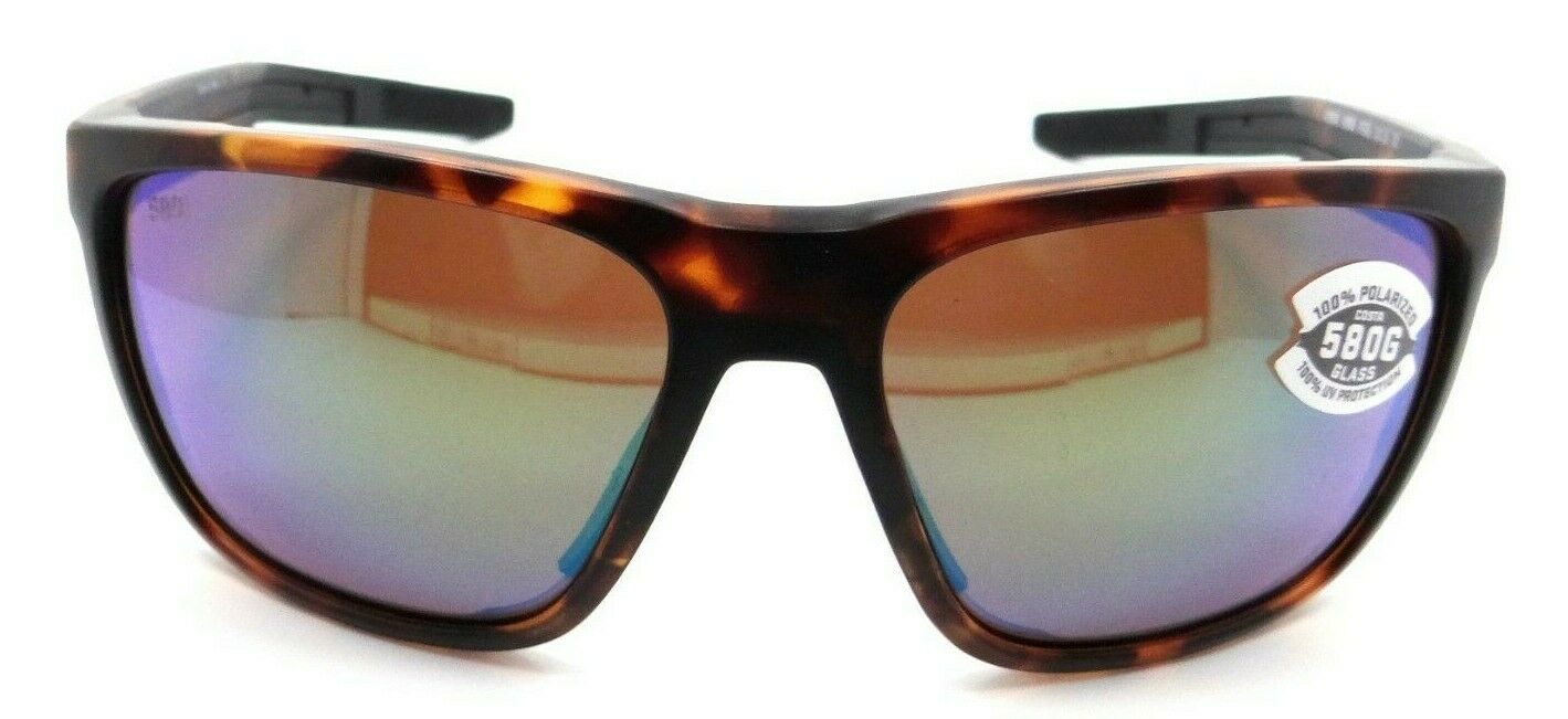 Costa Del Mar Sunglasses Ferg 59-16-125 Matte Tortoise / Green Mirror 580G Glass-0097963844031-classypw.com-1
