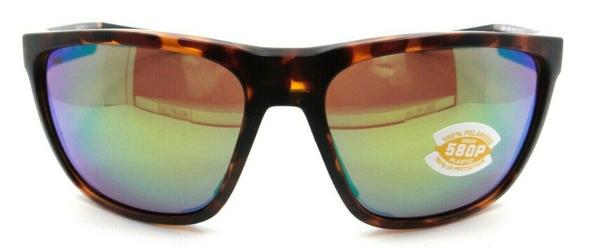 Costa Del Mar Sunglasses Ferg 59-16-125 Matte Tortoise / Green Mirror 580P-0097963844086-classypw.com-2