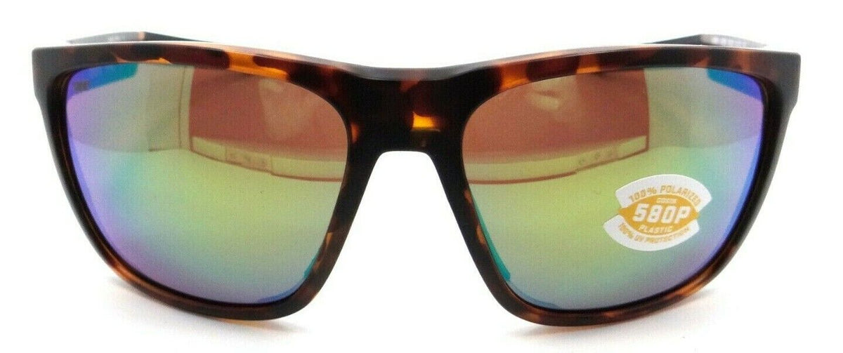 Costa Del Mar Sunglasses Ferg 59-16-125 Matte Tortoise / Green Mirror 580P-0097963844086-classypw.com-2