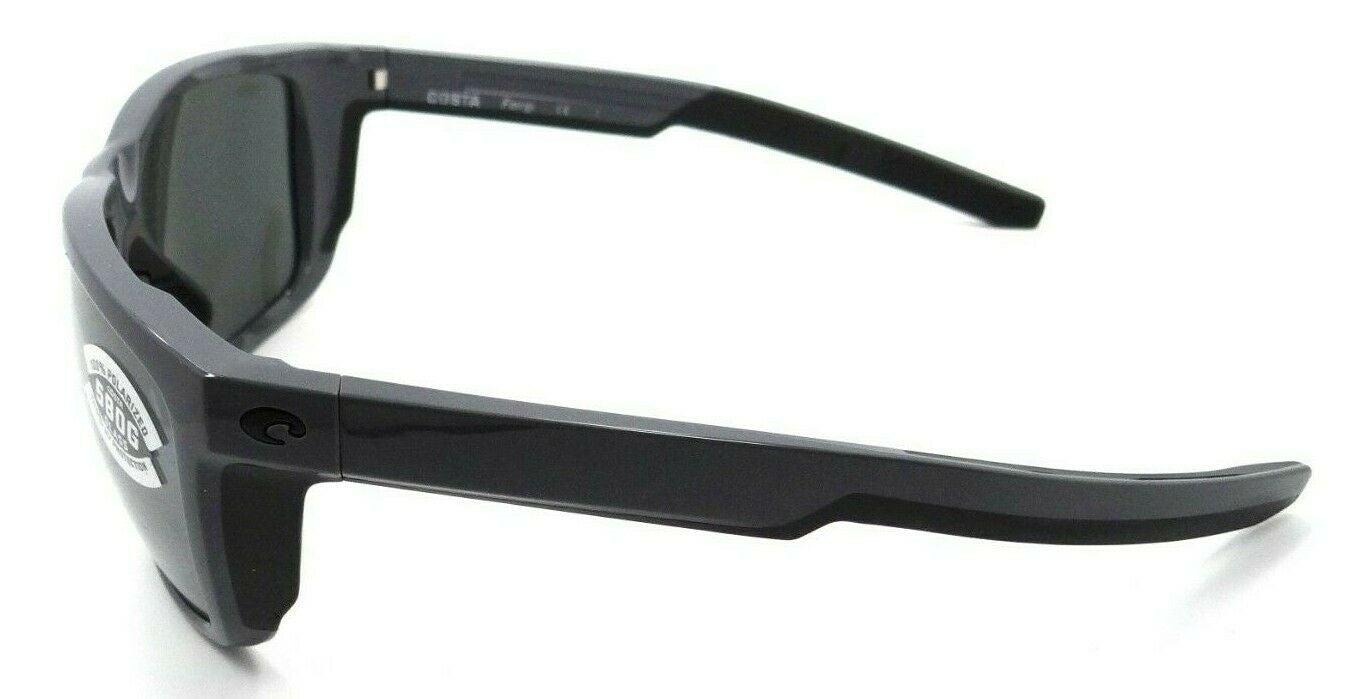 Costa Del Mar Sunglasses Ferg 59-16-125 Shiny Gray / Gray Silver Mirror 580G-0097963844253-classypw.com-3