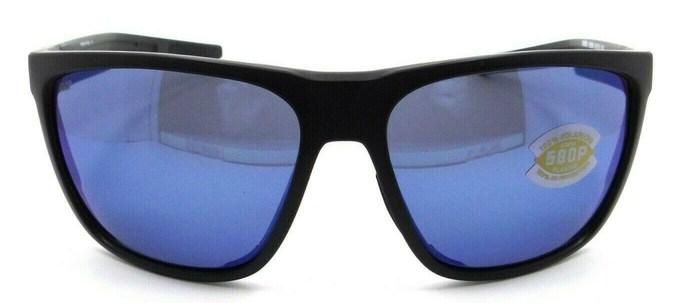 Costa Del Mar Sunglasses Ferg XL 62-16-130 Matte Black / Blue Mirror 580P-097963874250-classypw.com-2