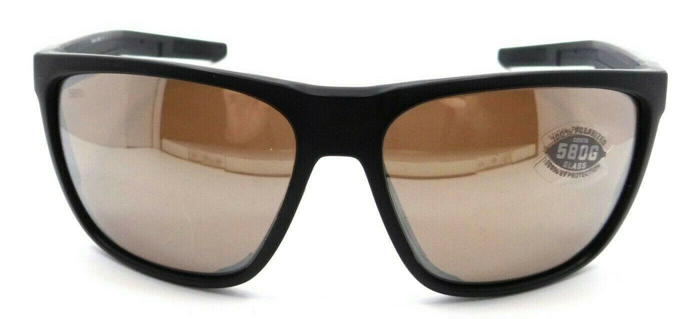 Costa Del Mar Sunglasses Ferg XL 62-16-130 Matte Black / Silver Mirror 580G-097963874236-classypw.com-2