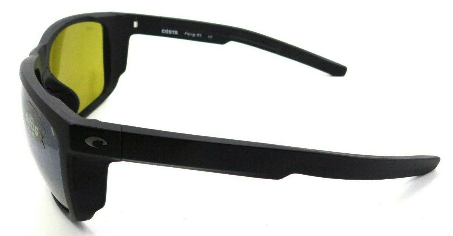 Costa Del Mar Sunglasses Ferg XL 62-16-130 Matte Black / Sunrise Silver Mir 580G