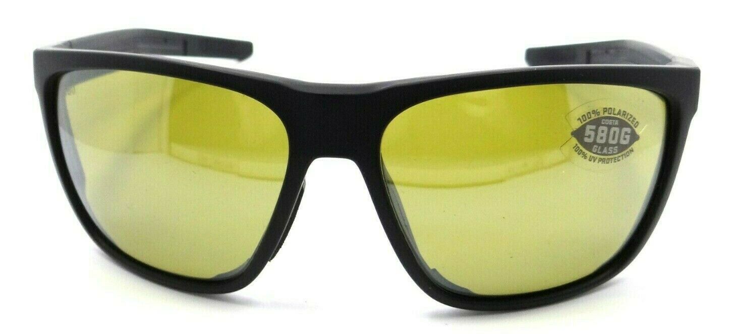 Costa Del Mar Sunglasses Ferg XL 62-16-130 Matte Black / Sunrise Silver Mir 580G-097963874243-classypw.com-2