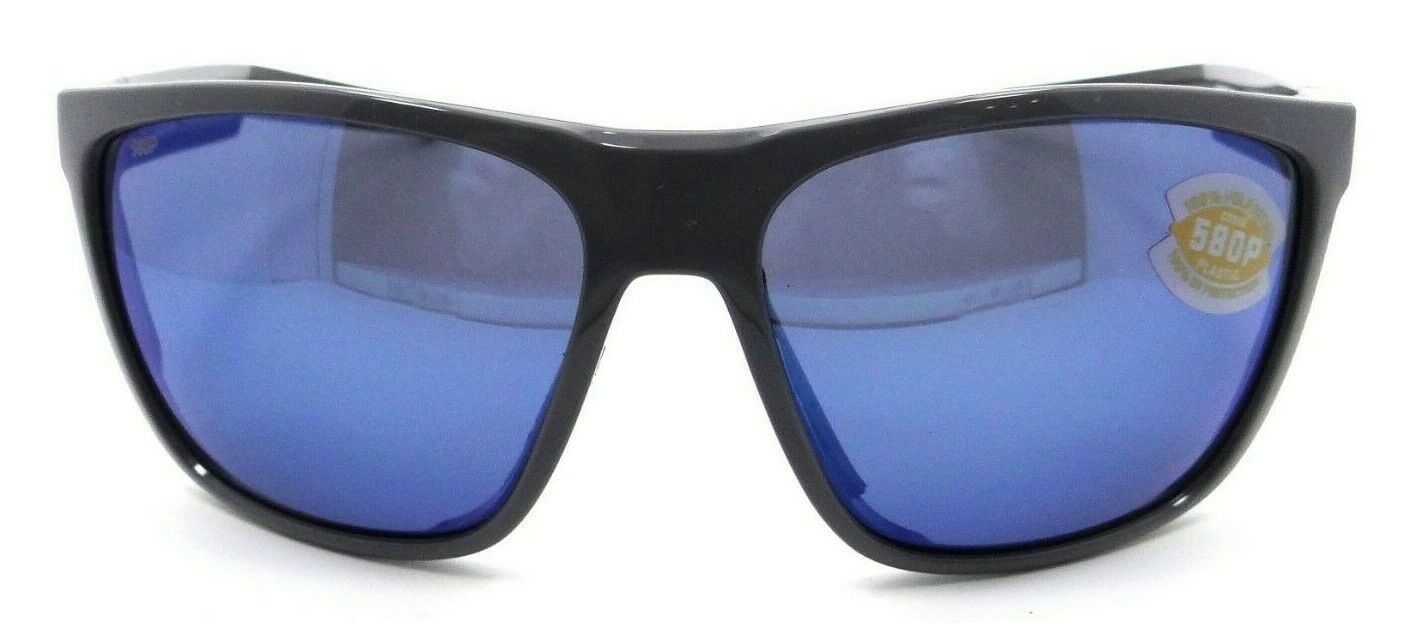 Costa Del Mar Sunglasses Ferg XL 62-16-130 Shiny Gray / Blue Mirror 580P-097963874311-classypw.com-2