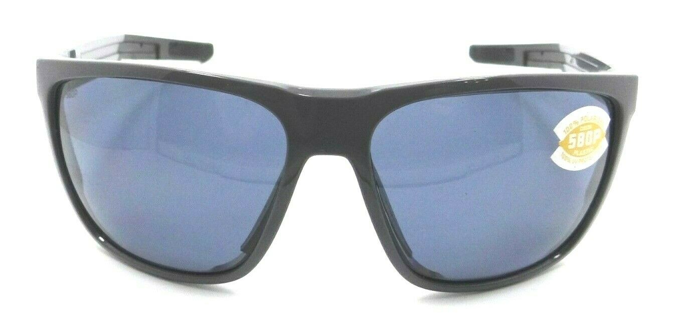 Costa Del Mar Sunglasses Ferg XL 62-16-130 Shiny Gray / Gray 580P-097963874328-classypw.com-2