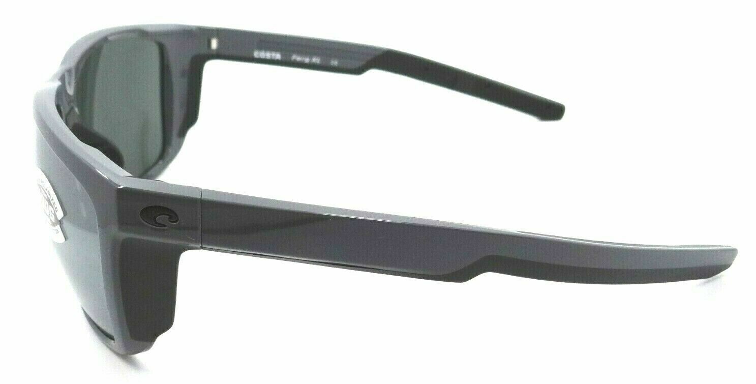 Costa Del Mar Sunglasses Ferg XL 62-16-130 Shiny Gray / Gray Silver Mirror 580G-097963874304-classypw.com-3