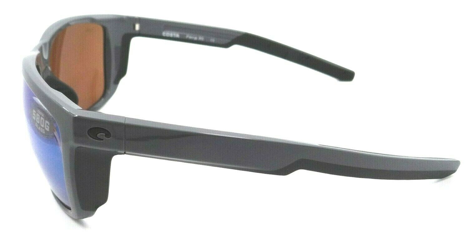 Costa Del Mar Sunglasses Ferg XL 62-16-130 Shiny Gray / Green Mirror 580G Glass-097963874298-classypw.com-3