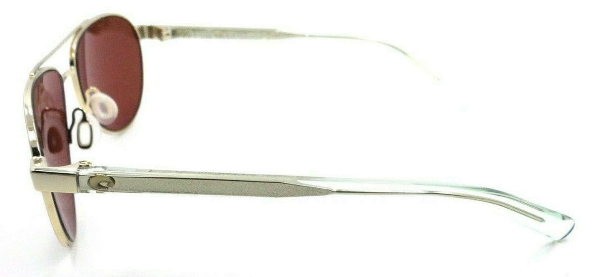 Costa Del Mar Sunglasses Fernandina 57-15-132 Shiny Gold / Silver Mirror 580P-0097963819954-classypw.com-3