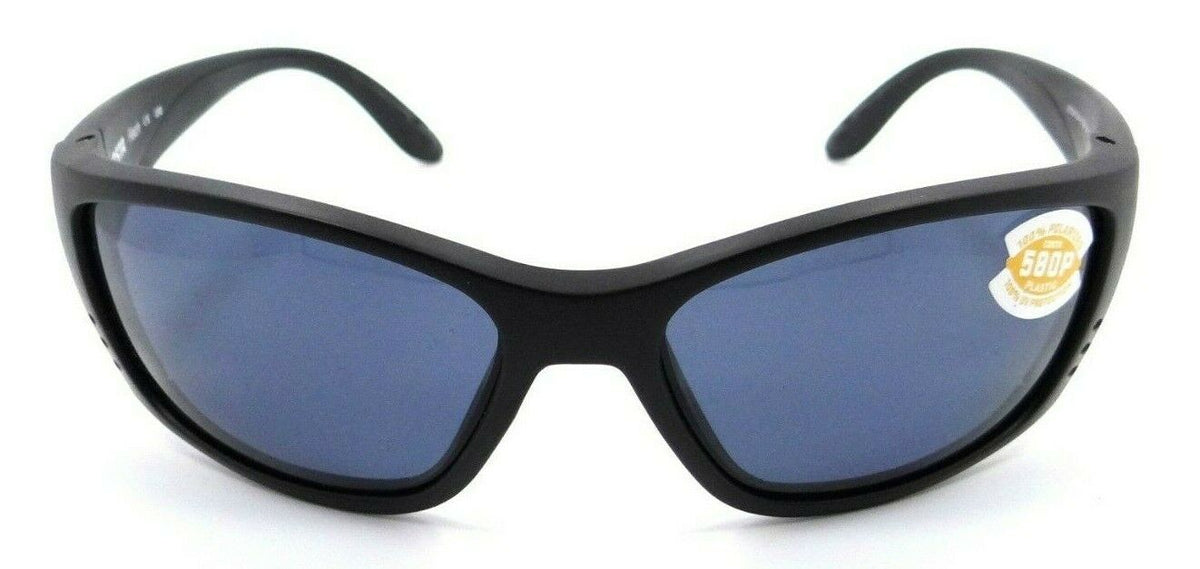 Costa Del Mar Sunglasses Fisch 06S9054-0164 64-17-140 Blackout / Gray 580P-097963495752-classypw.com-2