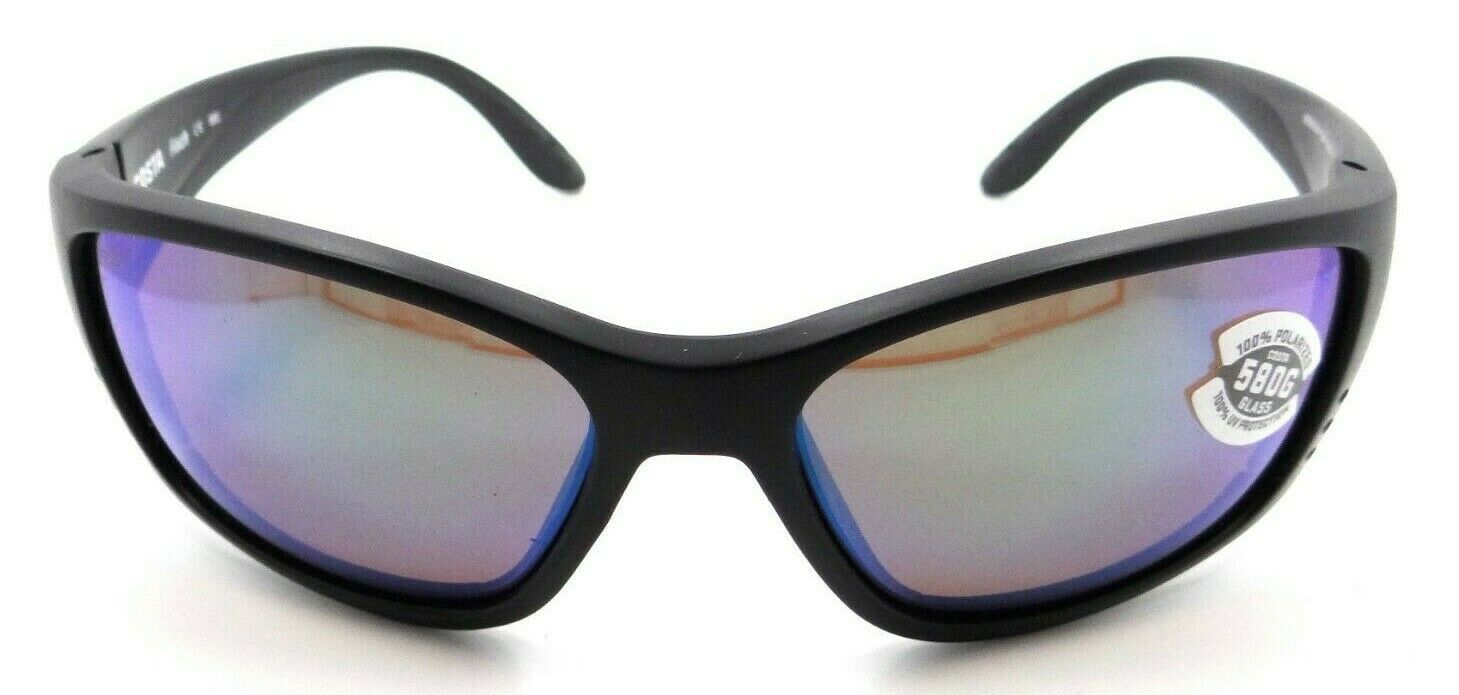 Costa Del Mar Sunglasses Fisch 64-17-140 Blackout / Green Mirror 580G Glass-097963495745-classypw.com-2