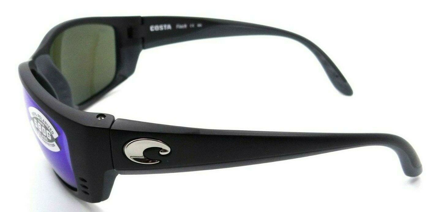 Costa Del Mar Sunglasses Fisch 64-17-140 Matte Black / Blue Mirror 580G Glass-0097963465656-classypw.com-3