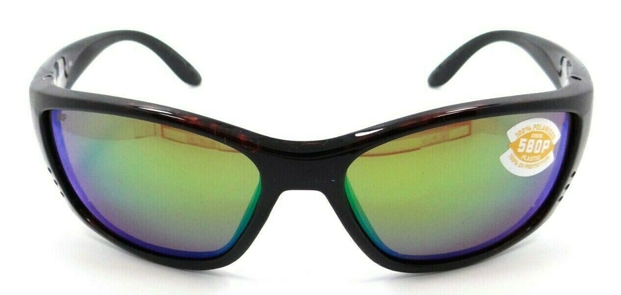 Costa Del Mar Sunglasses Fisch 64-17-140 Tortoise / Green Mirror 580P Polarized