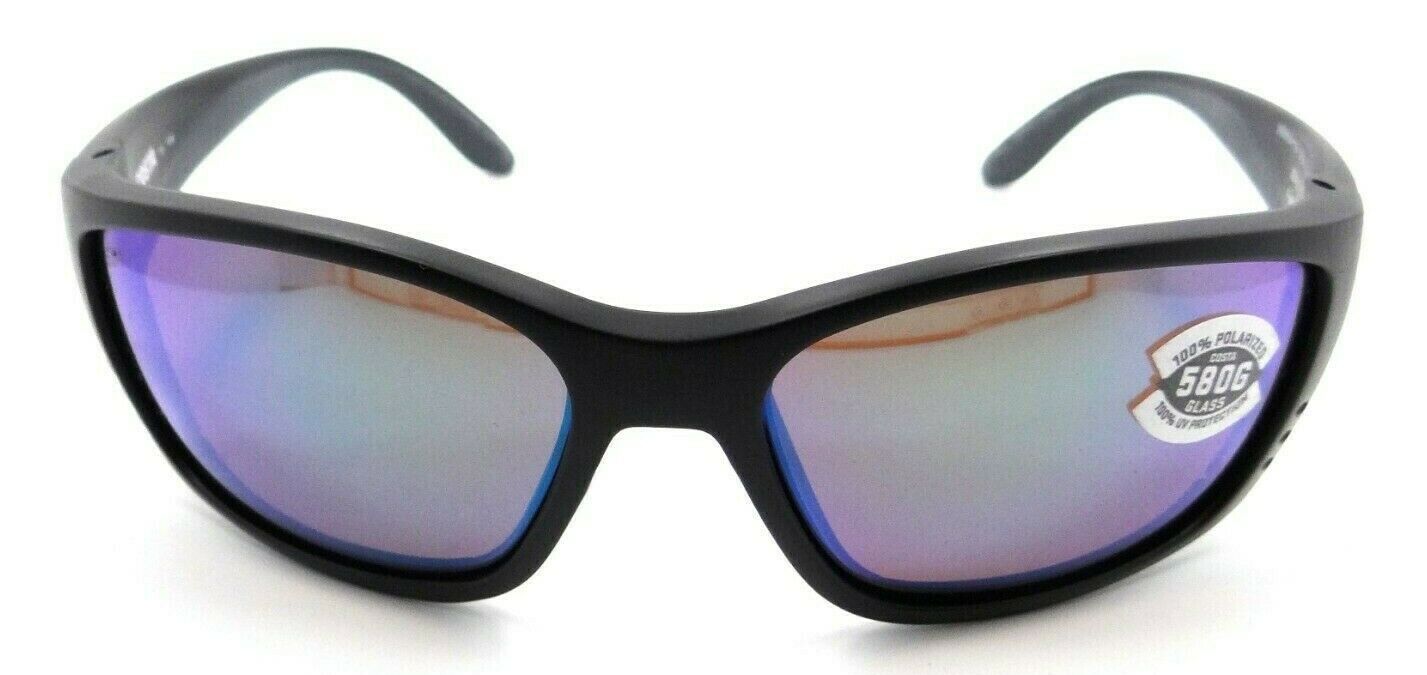 Costa Del Mar Sunglasses Fisch FS 11 64-16-121 Black / Green Mirror 580G Glass-097963465687-classypw.com-2