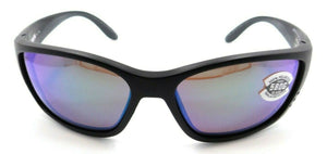 Costa Del Mar Sunglasses Fisch FS 11 64-16-121 Black / Green Mirror 580G Glass