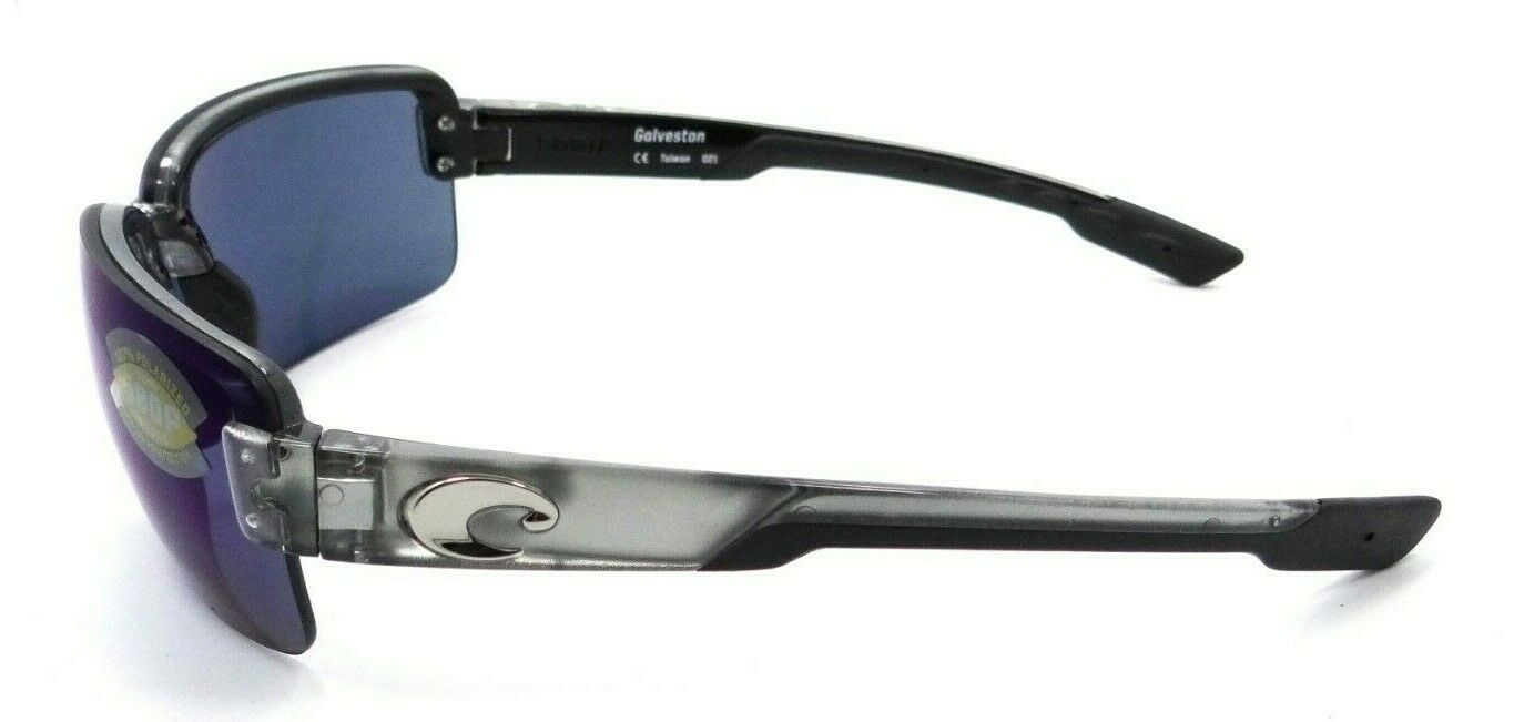 Costa Del Mar Sunglasses Galveston 67-15-120 Silver / Gray Blue Mirror 580P-097963486019-classypw.com-3
