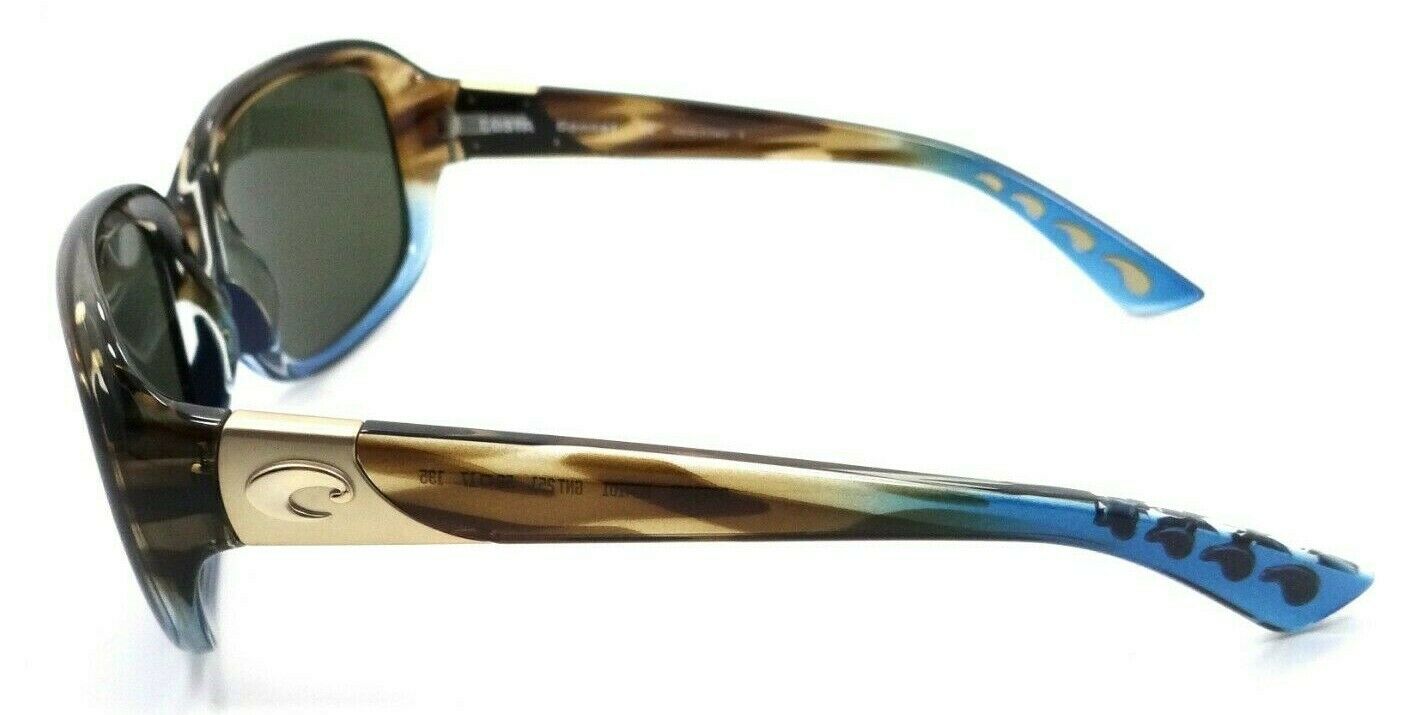 Costa Del Mar Sunglasses Gannet 58-17-135 Shiny Wahoo / Blue Mirror 580G Glass