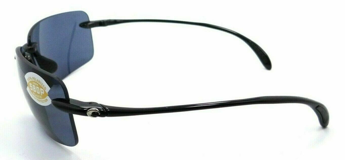 Costa Del Mar Sunglasses Gulf Shore GSH 11 OGP Shiny Black / Gray 580P-097963554909-classypw.com-3