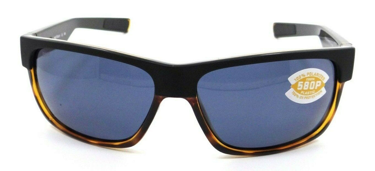 Costa Del Mar Sunglasses Half Moon 60-14-125 Mt Black - Sh Tortoise / Gray 580P-0097963665193-classypw.com-2