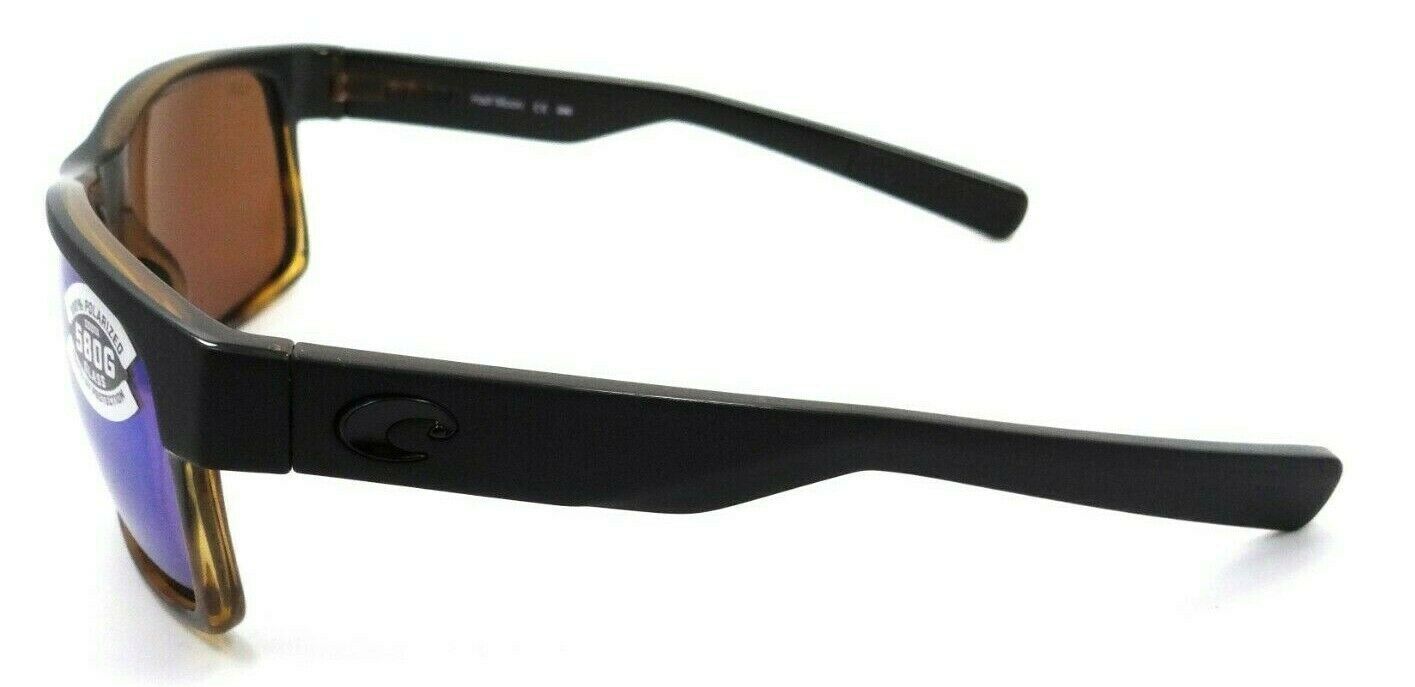 Costa Del Mar Sunglasses Half Moon MT Black - Sh Tort / Green Mirror 580G Glass-0097963665070-classypw.com-3