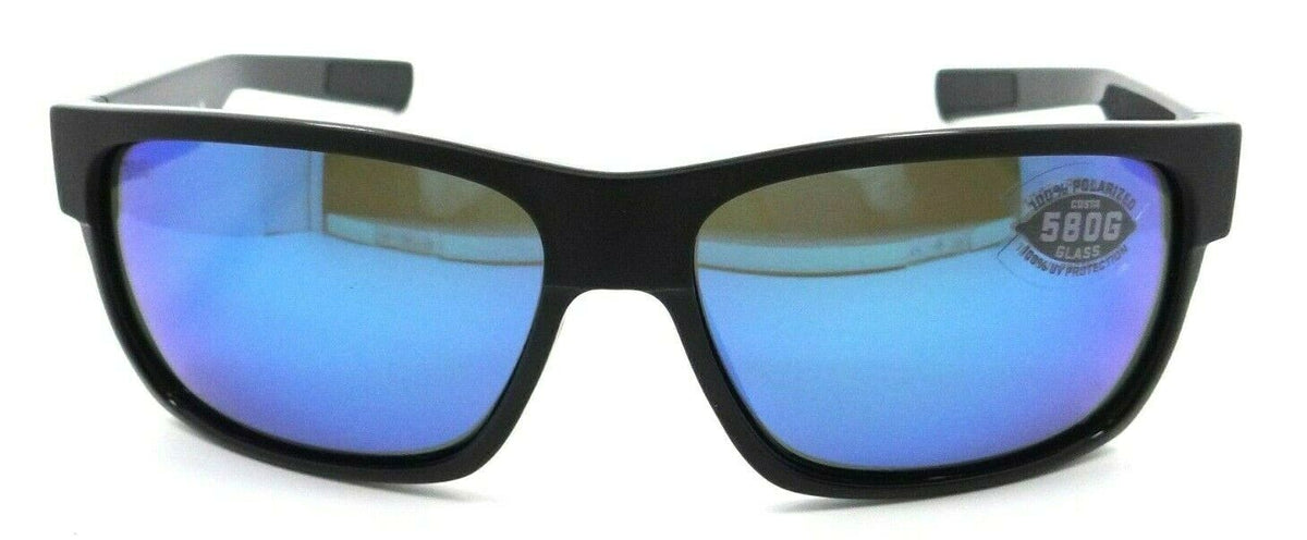 Costa Del Mar Sunglasses Half Moon SH Black - MT Black / Blue Mirror 580G Glass-0097963652377-classypw.com-2