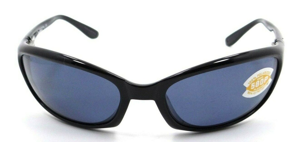Costa Del Mar Sunglasses Harpoon 06S9040-0362 61-18-130 Shiny Black / Gray 580P-0097963475501-classypw.com-2