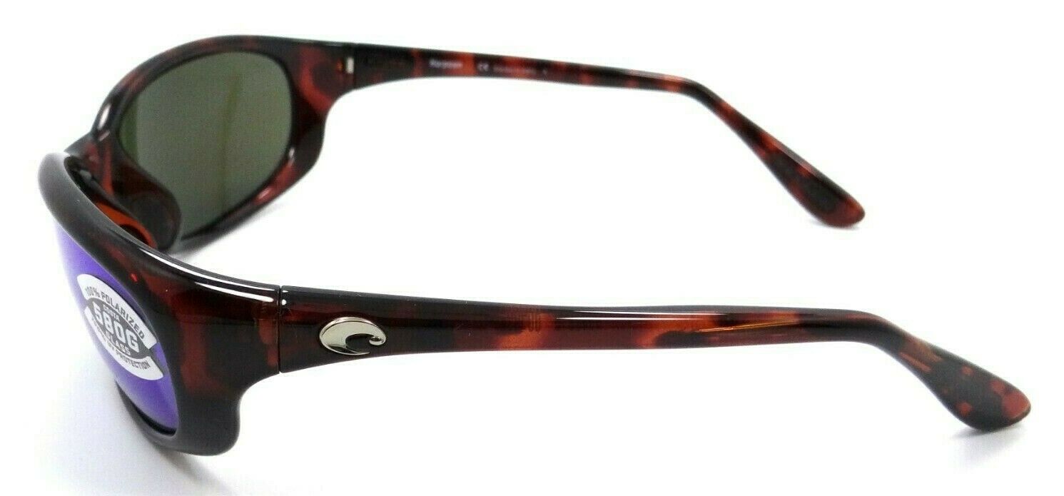 Costa Del Mar Sunglasses Harpoon 61-18-130 Tortoise / Blue Mirror 580G Glass-0097963110686-classypw.com-3