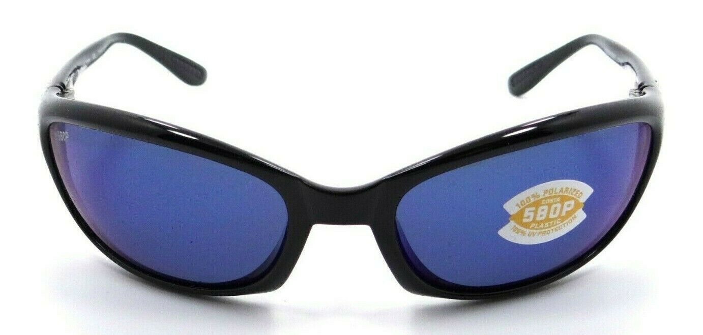Costa Del Mar Sunglasses Harpoon 61-19-130 Shiny Black / Blue Mirror 580P-097963533560-classypw.com-2