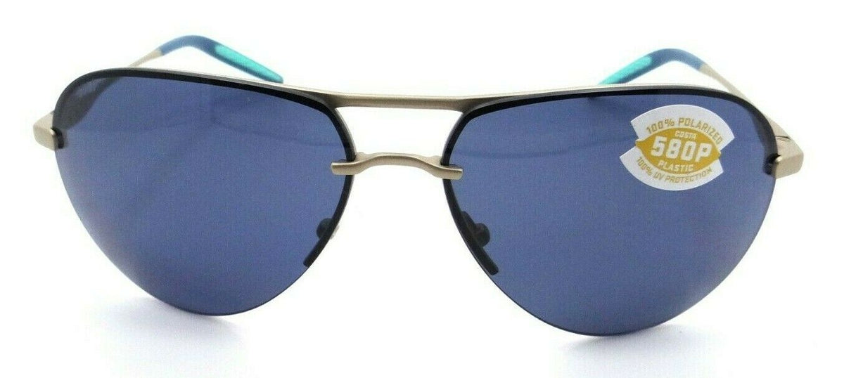 Costa Del Mar Sunglasses Helo HLO 243 Matte Champagne + Deep Blue / Gray 580P-097963809078-classypw.com-2