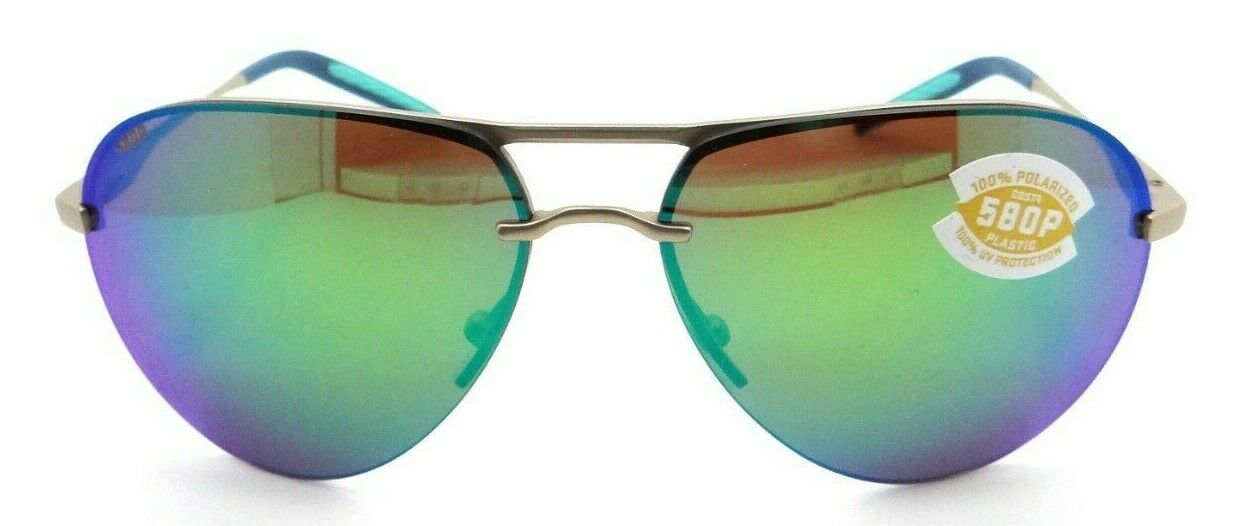 Costa Del Mar Sunglasses Helo Matte Champagne Blue / Turquoise Green Mirror 580P-097963809269-classypw.com-1