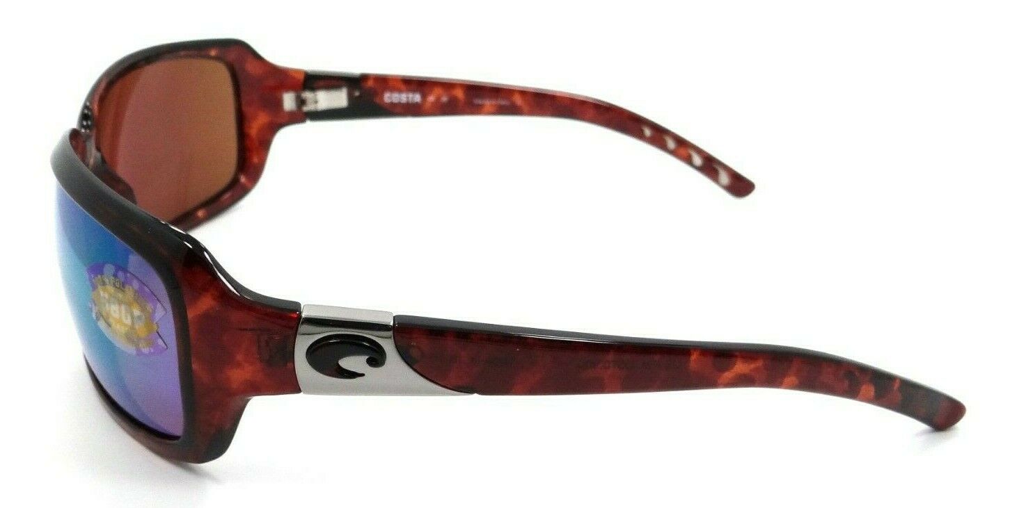 Costa Del Mar Sunglasses Isabela 64-16-120 Tortoise / Green Mirror 580P-097963516402-classypw.com-3