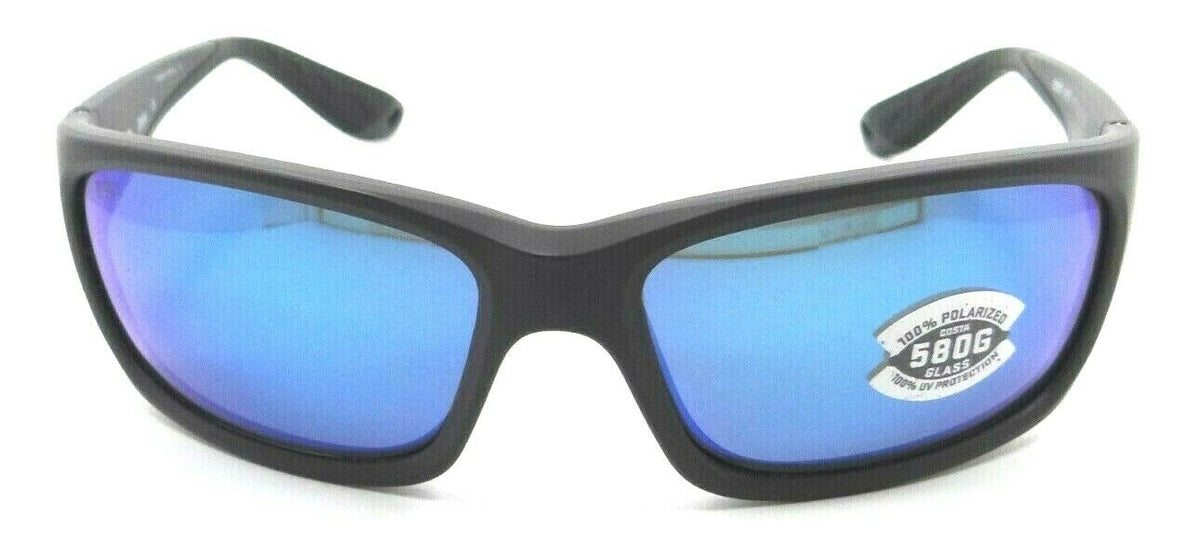 Costa Del Mar Sunglasses Jose 62-16-130 Matte Gray / Blue Mirror 580G Glass-0097963549134-classypw.com-2