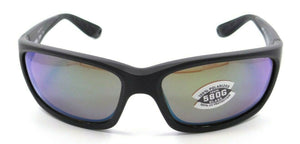 Costa Del Mar Sunglasses Jose 62-16-130 Matte Gray / Green Mirror 580G Glass