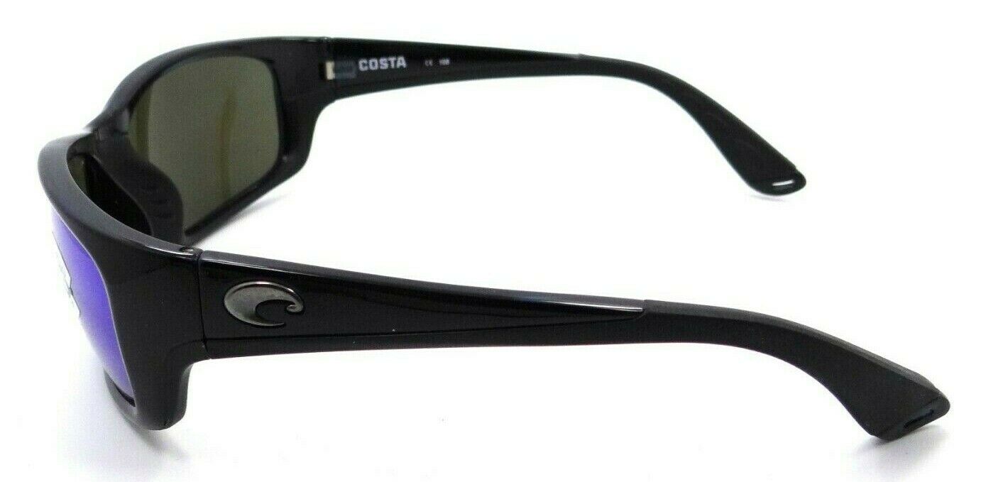 Costa Del Mar Sunglasses Jose JO 11 Shiny Black / Blue Mirror 580G Glass-097963472487-classypw.com-3