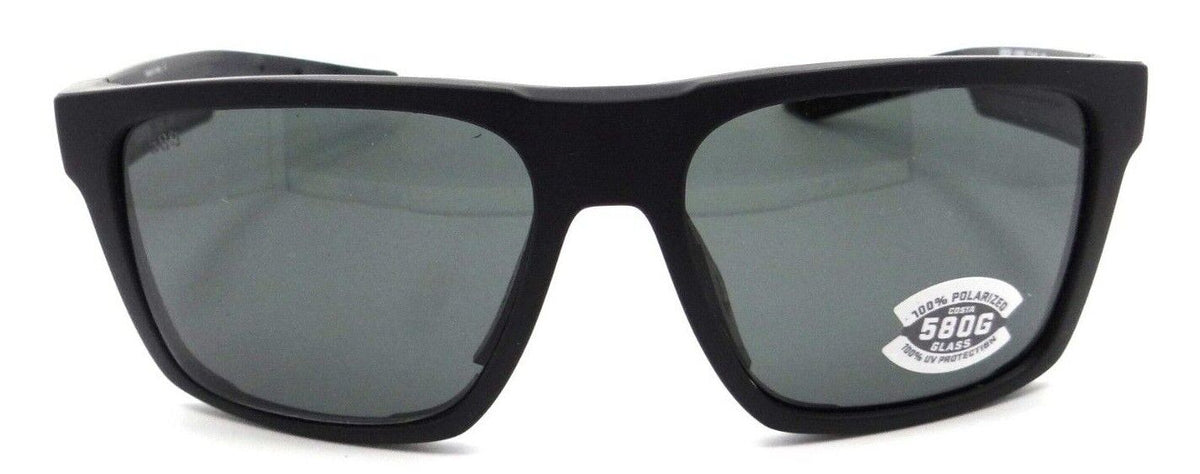 Costa Del Mar Sunglasses Lido 57-16-132 Matte Black / Gray 580G Glass-0097963910927-classypw.com-2