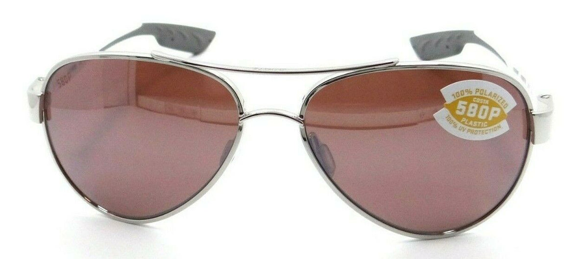 Costa Del Mar Sunglasses Loreto 56-14-126 Palladium / Copper Silver Mirror 580P-097963535519-classypw.com-2