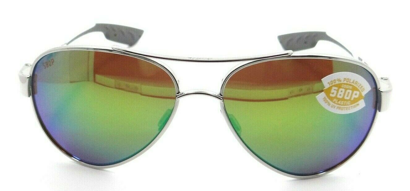 Costa Del Mar Sunglasses Loreto 56-14-126 Palladium/ Green Mirror 580P Polarized-097963526661-classypw.com-2
