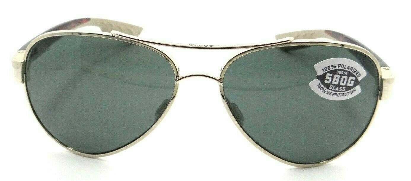 Costa Del Mar Sunglasses Loreto 56-14-126 Rose Gold / Gray 580G Glass-097963526906-classypw.com-2