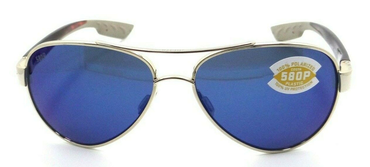 Costa Del Mar Sunglasses Loreto 56-14-126 Rose Gold / Gray Blue Mirror 580P-0097963526876-classypw.com-2