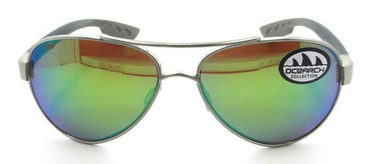Costa Del Mar Sunglasses Loreto Ocearch 56-14-126 Silver / Green Mirror 580P-0097963826853-classypw.com-2