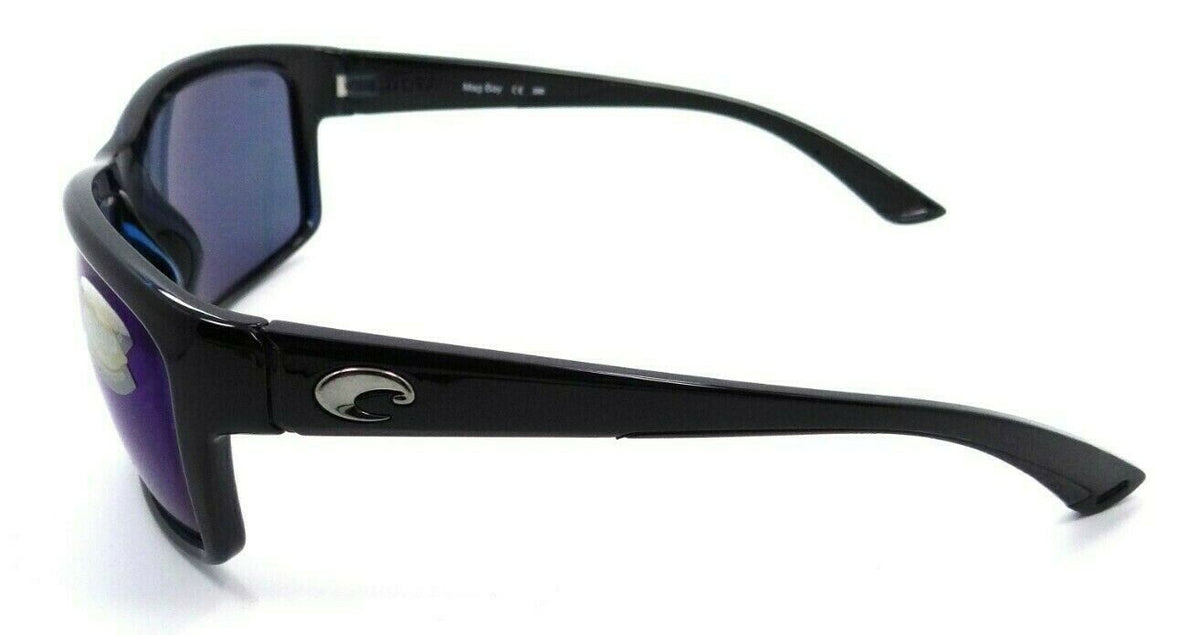 Costa Del Mar Sunglasses Mag Bay 63-14-127 Shiny Black / Blue Mirror 580P-097963522069-classypw.com-3