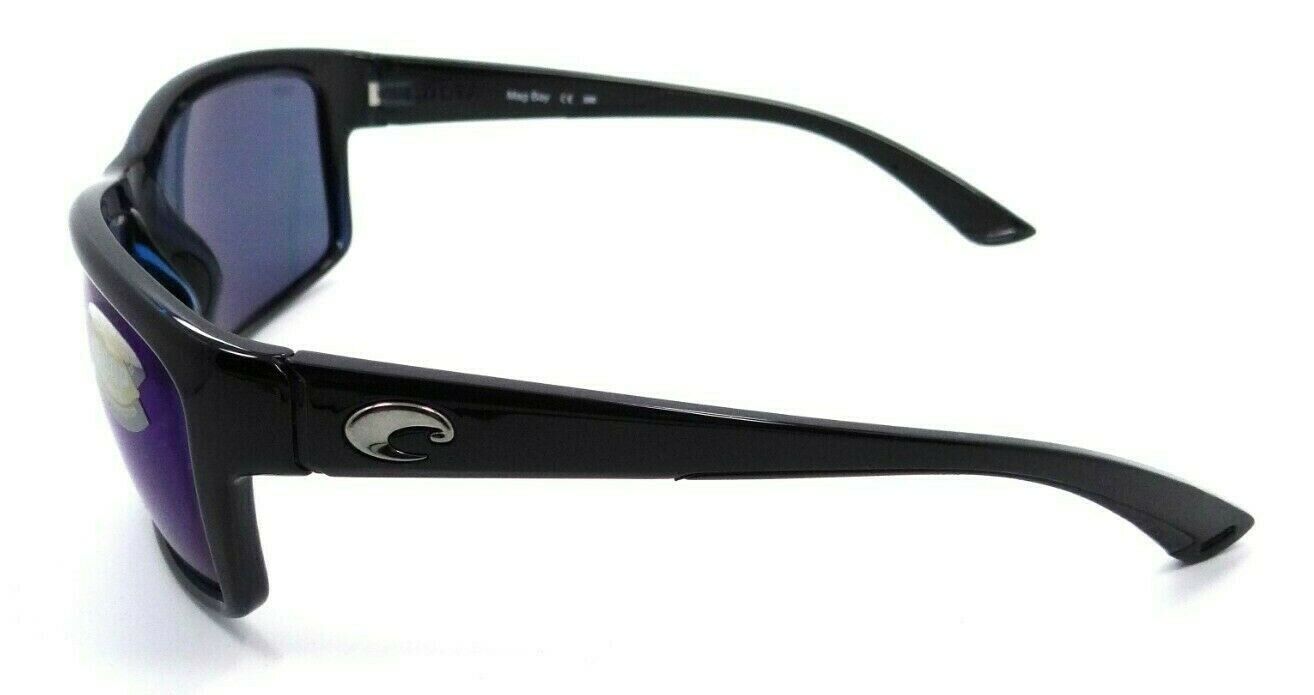 Costa Del Mar Sunglasses Mag Bay 63-14-127 Shiny Black / Blue Mirror 580P-097963522069-classypw.com-3