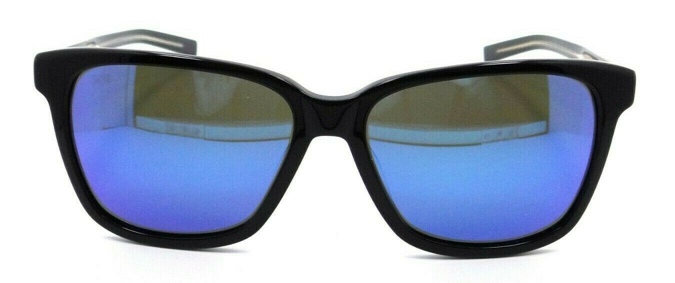 Costa Del Mar Gafas De Sol May 11 Brillante Negro / Azul Espejo 580G Vidrio Polarizado