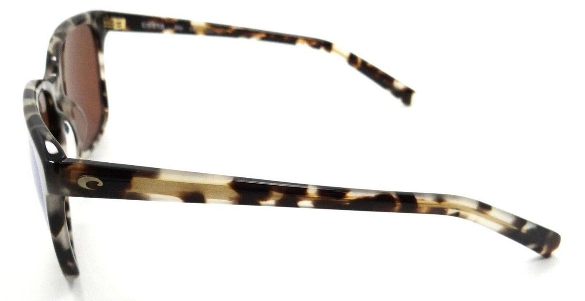 Costa Del Mar Sunglasses May 57-15-137 Shiny Tiger Cowrie / Green Mirror 580G-097963819084-classypw.com-3