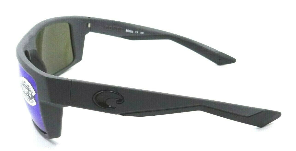 Costa Del Mar Sunglasses Motu 58-16-120 Matte Grey / Blue Mirror 580G Glass-097963555524-classypw.com-3